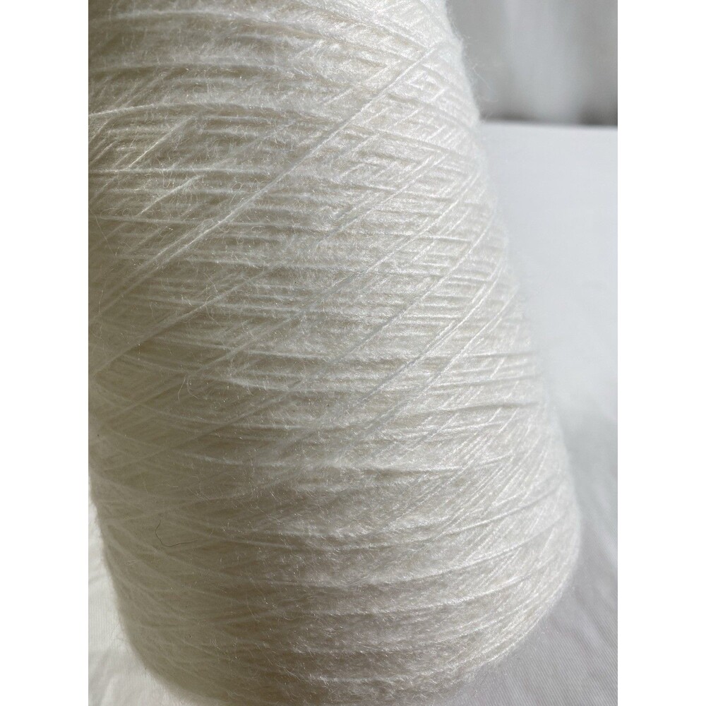 Cone Yarn Spool Yarn White Air Yarn 390 g Net Weight #702